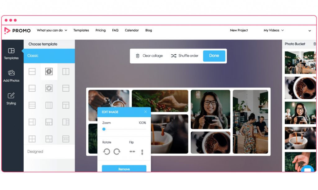 How to make photo collages on Facebook