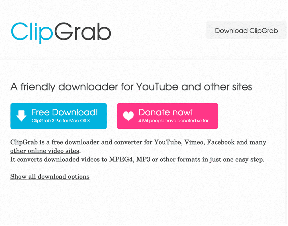 Blue Download Button