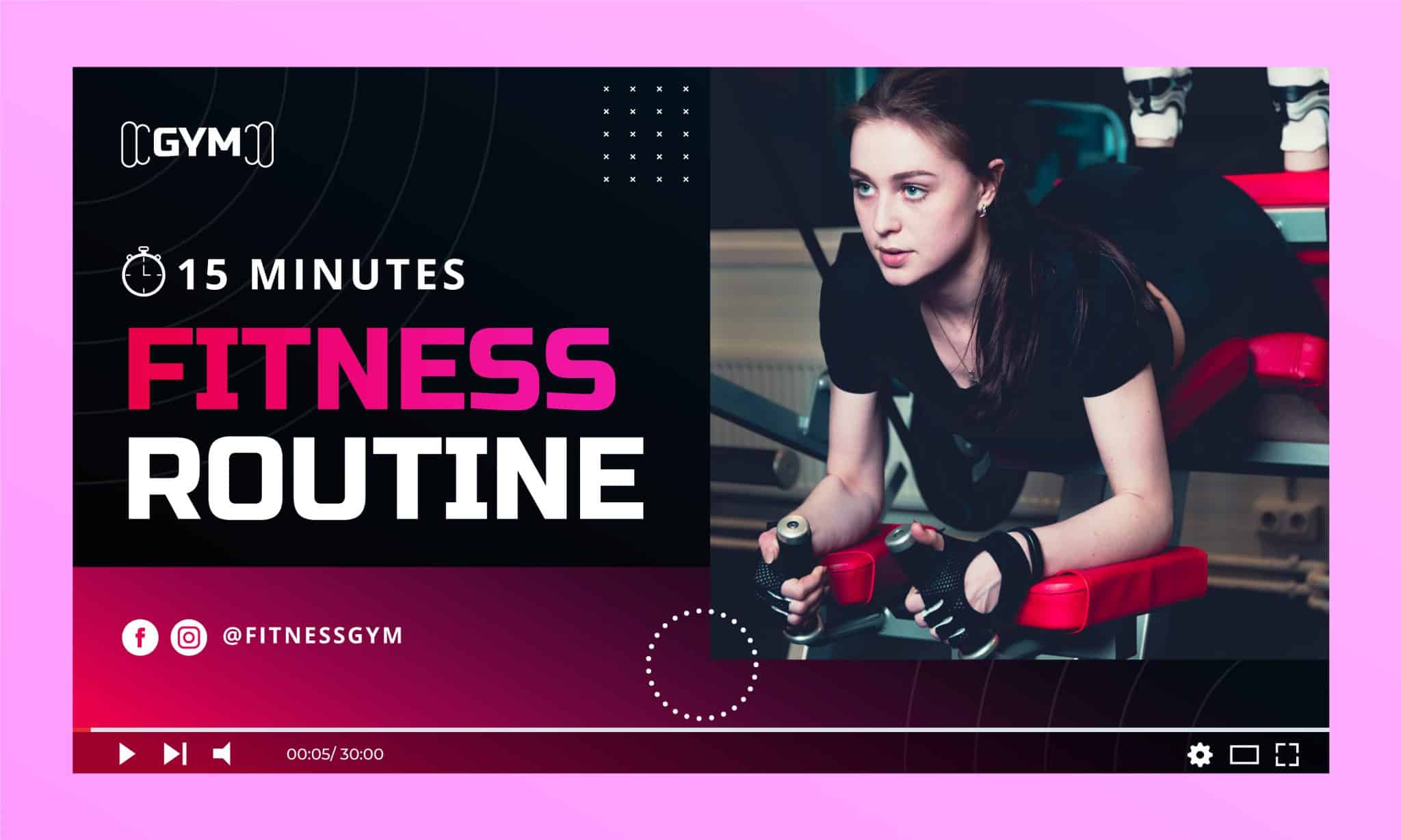 Fitness Routine Template
