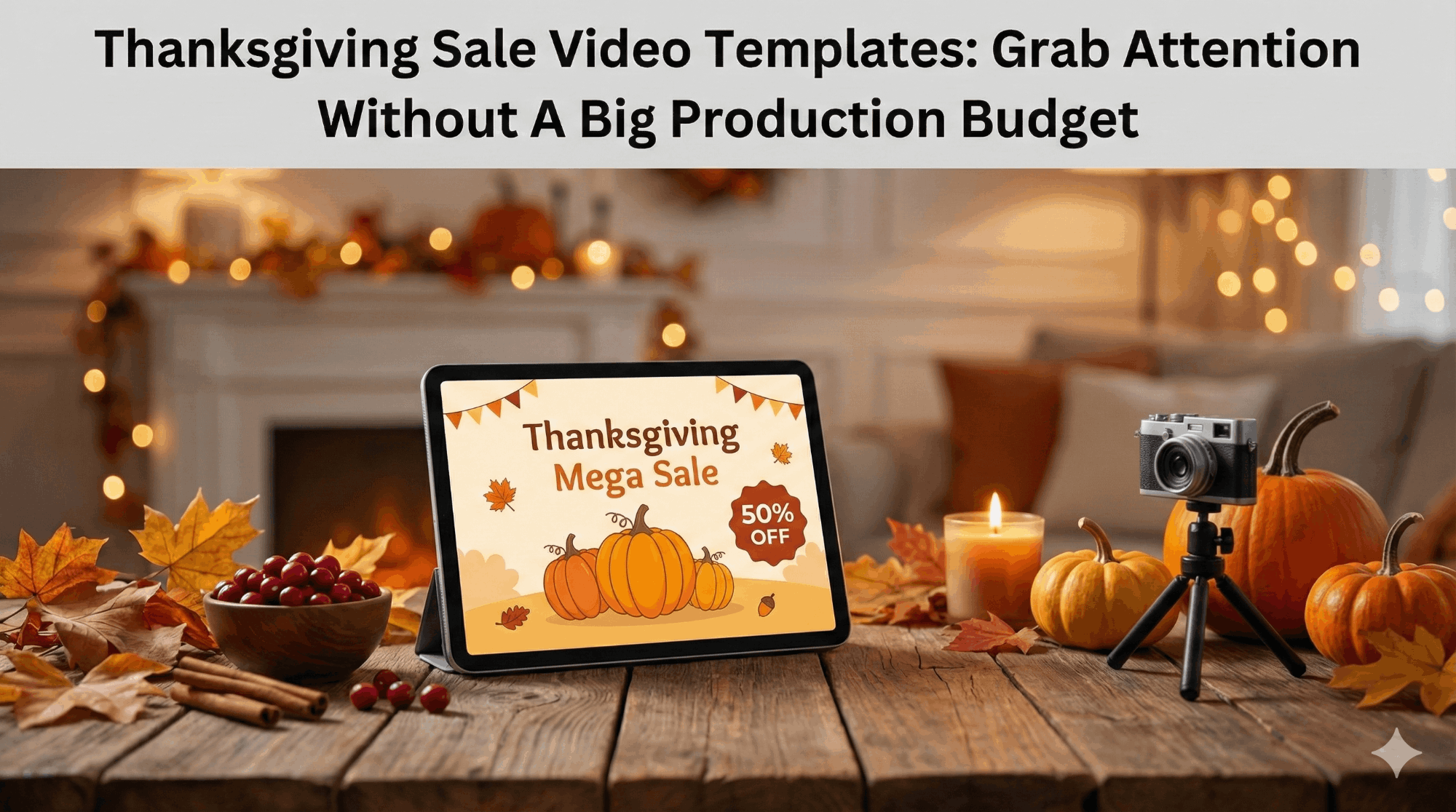 Thanksgiving sales Video