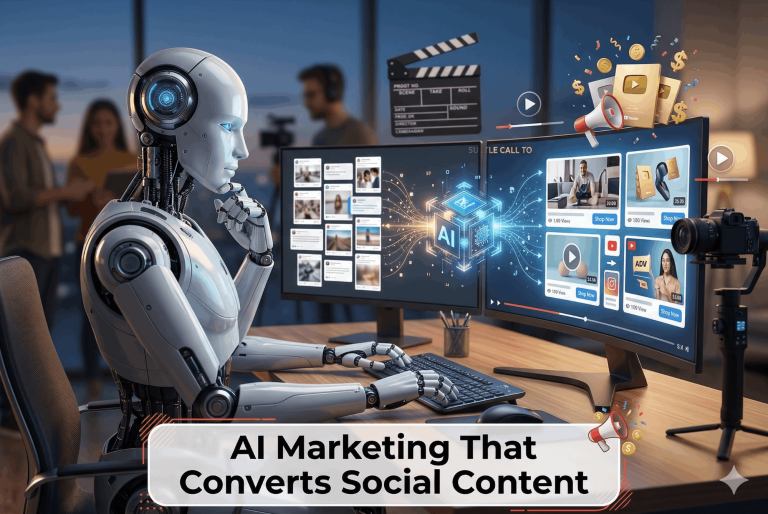 ai marketing that converts social content